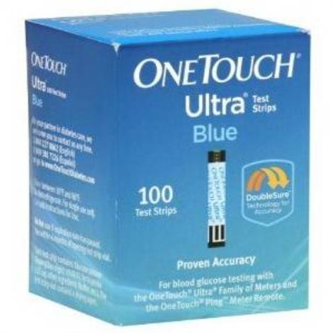 Lifescan Onetouch Ultra Blue Blood Glucose Test Strip Test Strips