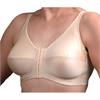 Nearly Me 650 Front And Back Closure Mastectomy Bra-Beige Front View