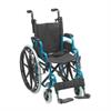 Drive Medical Wallaby Blue Pediatric Folding Wheelchair