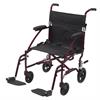 Shop Drive Fly-Lite Aluminum Transport Chair - Red