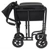Folded Karman Healthcare LT-2000 Lightweight Transporter Aluminum Wheelchair