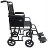 Side View of Karman Healthcare T-2700  Detachable Arm Transport Wheelchair