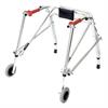 Kaye Posture Control Four Wheel Large Walker With Front Swivel And Installed Silent Rear Wheel - Extensor Assist Pad