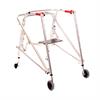 Kaye PostureRest Four Wheel Large Walker With Seat, Front Swivel And Installed Silent Rear Wheel - Seat