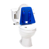 Columbia Hi-Back Toilet Support System with Padded Back | Commode Aids