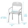 Nova Medical Foldable Shower Chair  Labelled