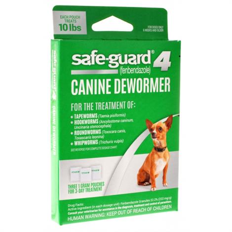 8 in 1 Pet Products Safe-Guard 4 Canine Dewormer | Dog