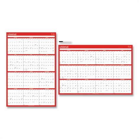 Universal Erasable Wall Calendar | General Office