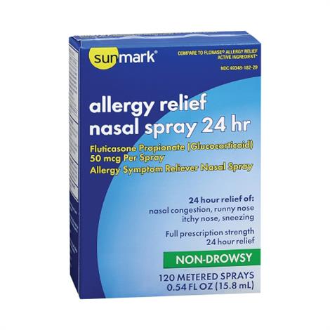 McKesson Sunmark Allergy Relief Nasal Pump Spray | Nasal Sprays