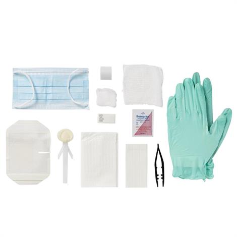 Medline Latex Free Dressing Change Tray with Chloraprep - DYND75226 ...