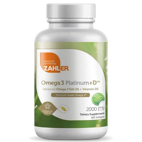 Buy Zahler Omega 3 Platinum + D