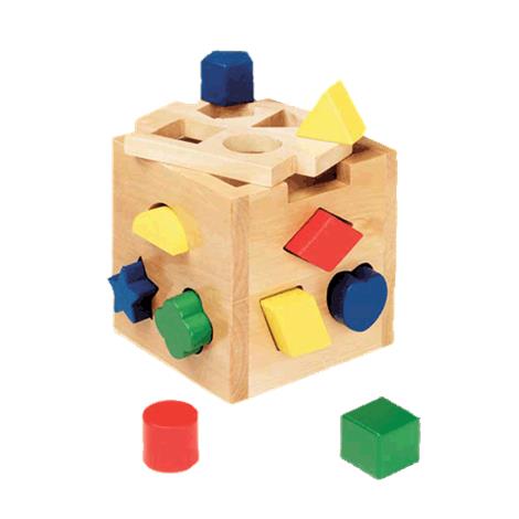 Melissa & Doug Shape Sorting Cube | Patterns and Sequencing