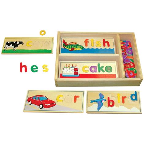 Melissa & Doug See And Spell Wooden Puzzle | Patterns and Sequencing