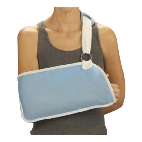 DeRoyal Light Blue Arm Sling with Hook and Loop Closure | Arm Slings