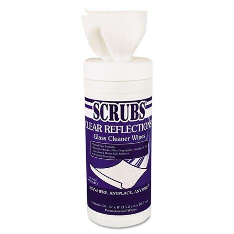 Buy SCRUBS CLEAR REFLECTIONS Glass Cleaner Wipes