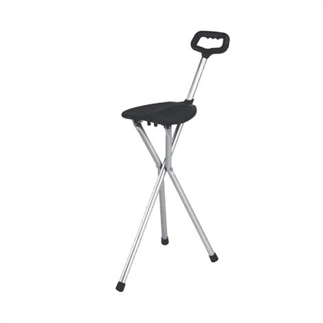 Essential Medical Three Leg Folding Seat Cane | Canes