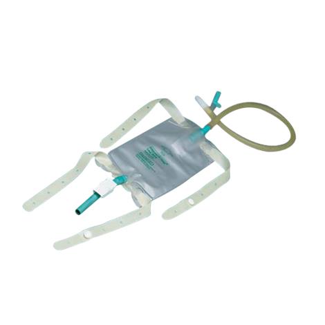 Bard Dispoz A Bag Leg Bags With Flip Flo Valve Latex Straps Extension Tubing And Drainage