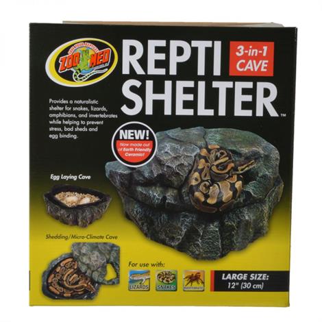 repti shelter 3 in 1 cave