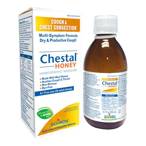 Boiron Adult Chestal Honey Cough Syrup | Allergy Relief