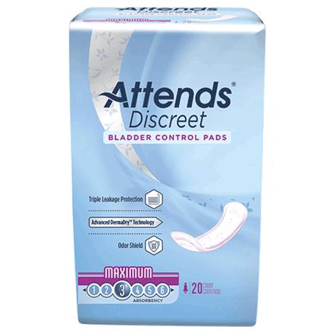 Attends Discreet Bladder Control Pads | Incontinence Pads ...