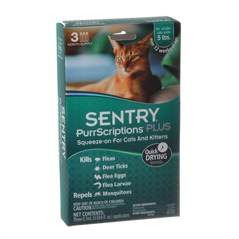 flea tick kittens sentry