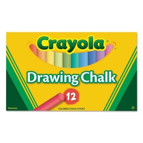 crayola colored drawing chalk