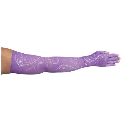 LympheDivas Firefly Purple Compression Arm Sleeve And Glove