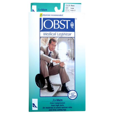 Buy BSN Jobst for Men Closed Toe Knee High 20-30 mmHg Ribbed Compression Socks