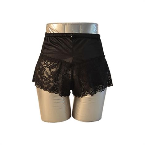 C&S Ostomy Black Women Lace Boy Short Lingerie | Ostomy Garments