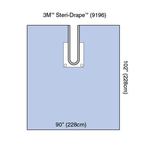 3M Steri-Drape Shoulder Split Sheet with Pouch | Orthopedic Drape