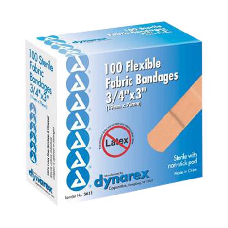 Dynarex Flexible Fabric Adhesive Bandages 