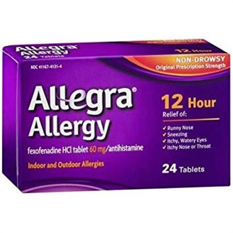 Allegra 12-Hour Allergy Tablet | Allergy Relief