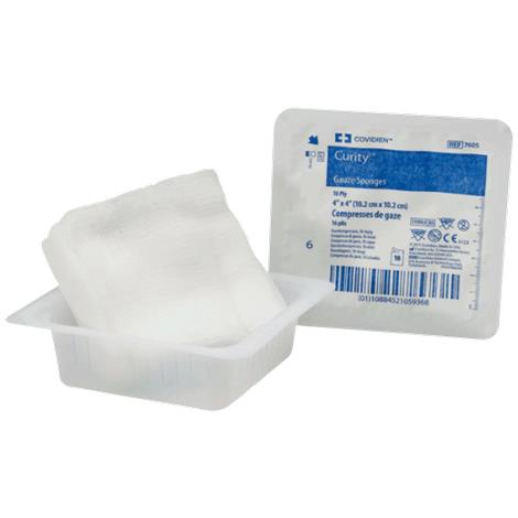 Shop Covidien Curity Sterile Gauze With Plastic Tray (7605)