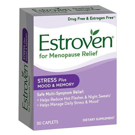 Estroven Stress Plus Mood And Memory Dietary Supplement | Menopause ...
