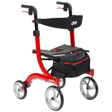 Drive Nitro DLX Four Wheel Rollator | Rollators