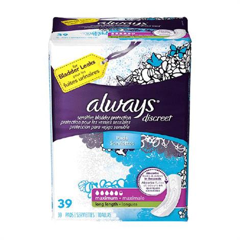 Always Discreet Maxi Heavy Absorbency Liner