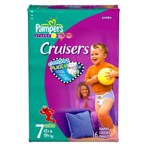 Cardinal Health Pampers Cruisers Diapers | Fitted/Tab ...