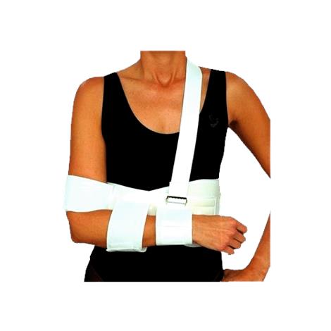 Tutore Spalla Rolyan Misura Media - Immobilizzatore Per Fratture E Lussazioni - Foto 4