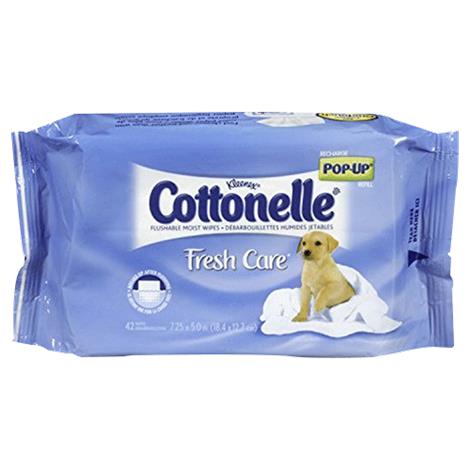 wipes flushable moist fresh refill pack cottonelle kleenex washcloths