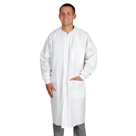 Medline Anti-Static Microporous Breathable Lab Coats | Smock/Knee ...