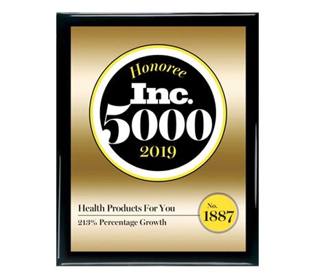 Health Products For You Makes the Inc. 5000 List for the Second Consecutive Year