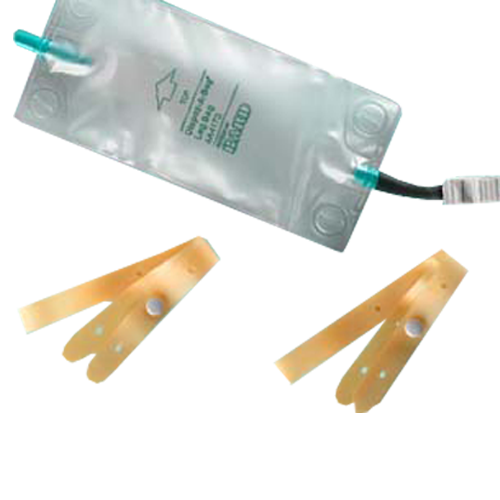 Bard DispozABag Leg Bag With Flip Flo Valve and Latex Extension Tubing by BARD INC Health