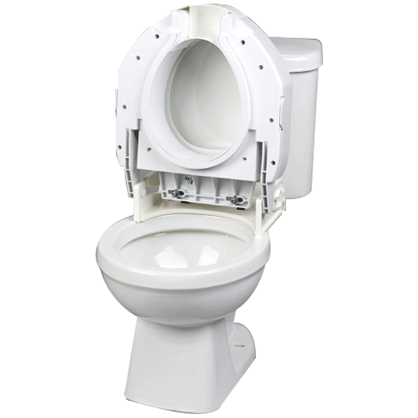 Maddak Secure Bolt Hinged Elevated Toilet Seat by MADDAK, INC. Health